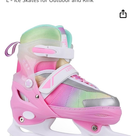 New Adjustable LEVYTEMP Sz Small Youth Ice Skates - Picture 7 of 7